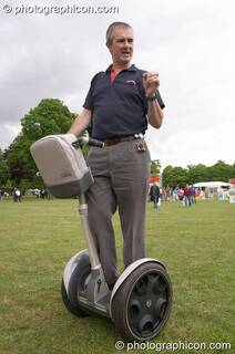 Segway Human Transporters at the London Green Lifestyle Show 2005. Great Britain. © 2005 Photographicon
