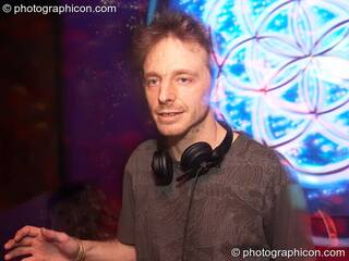 Jeremy DJing in the Main room at the Liquid Records party. London, Great Britain. © 2007 Photographicon