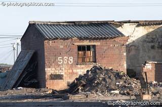 The after effects of a major fire at the Joe Slovo settlement, Cape Town - Western Cape, South Africa. © 2005 Photographicon