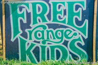 Free Range Kids at Big Green Gathering 2003. Cheddar, Great Britain. © 2003 Photographicon
