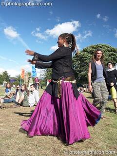 Anara's sacred dance at Big Green Gathering 2005. Burrington, Cheddar, Great Britain. © 2005 Photographicon