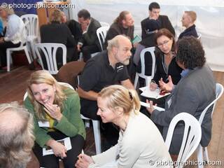 Participants at the Renaissance2 Great Shift Gathering 2009. Perpignan, France. © 2009 Photographicon