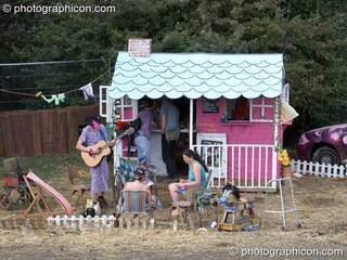 The Granny cafe at the Secret Garden Party 2006. Huntingdon, Great Britain. © 2006 Photographicon