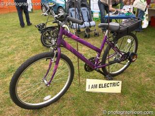 Electric Bike at the London Green Lifestyle Show 2005. Great Britain. © 2005 Photographicon