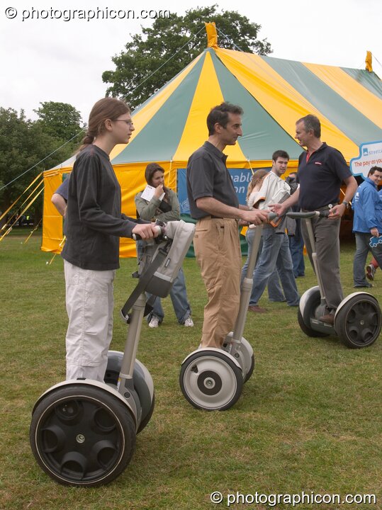 Segway Human Transporters at the London Green Lifestyle Show 2005. Great Britain. © 2005 Photographicon