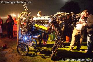 Paka's Metal Horse at the Lost Vagueness Summer Party 2004. Lewes, Great Britain. © 2004 Photographicon