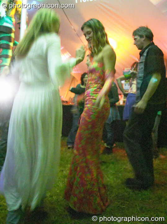 Dancers in the chillout tent at Wing Makers Solstice 2005. Launceston, Great Britain. © 2005 Photographicon