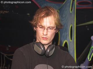 Prometheus playing live in the Digital Disco space at Indigitous. London, Great Britain. © 2006 Photographicon