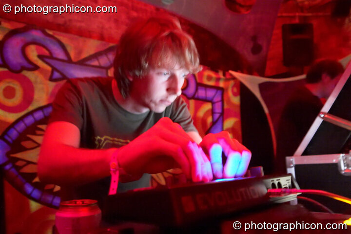 Western Rebel Alliance in the Backroom Beats space at the Twisted Records Label Party. London, Great Britain. © 2006 Photographicon