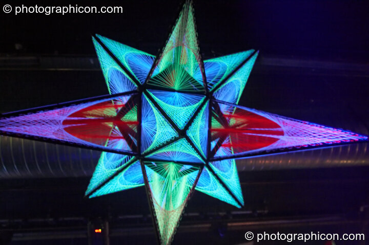 StringArt by Optical illusionS in the Digital Disco space at Echo System. London, Great Britain. © 2006 Photographicon
