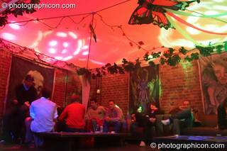 Decor in the chill space at Echo System. London, Great Britain. © 2006 Photographicon