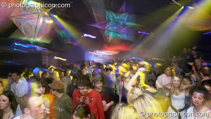 Dancers in the Digital Disco space at Echo System. London, Great Britain. © 2006 Photographicon
