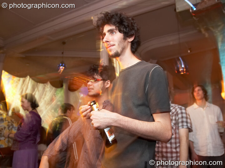Zak dances in the Alternative Room at Future Music Vol. 1. London, Great Britain. © 2007 Photographicon