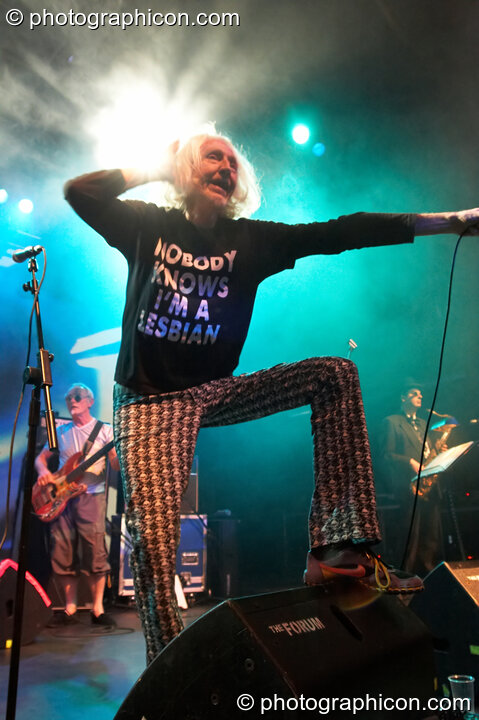 Daevid Allen of Planet Gong performs at the Kentish Town Forum. London, Great Britain. © 2009 Photographicon