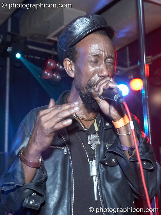 MC Ishu of Reggae Roast performs in the Main Theatre at the Electric Circus. London, Great Britain. © 2010 Photographicon