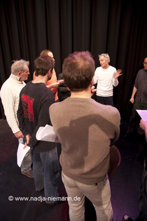 A community-cast workshop in preparation for The Southwark Mysteries 2010. London, Great Britain. © 2010 Photographicon