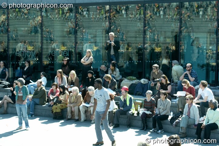 An open air public dress rehearsal of The Southwark Mysteries 2010. London, Great Britain. © 2010 Photographicon