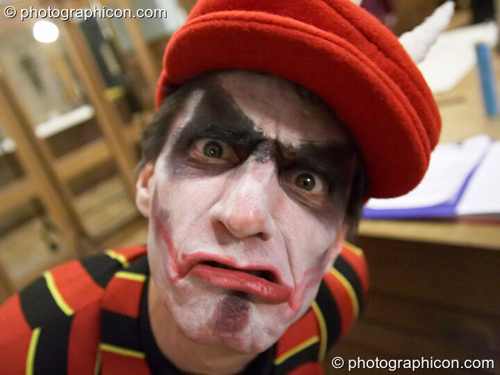 Backstage during a theatrical performance of The Southwark Mysteries 2010. London, Great Britain. © 2010 Photographicon