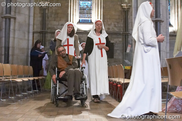 Dress rehearsal of The Southwark Mysteries 2010. London, Great Britain. © 2010 Photographicon