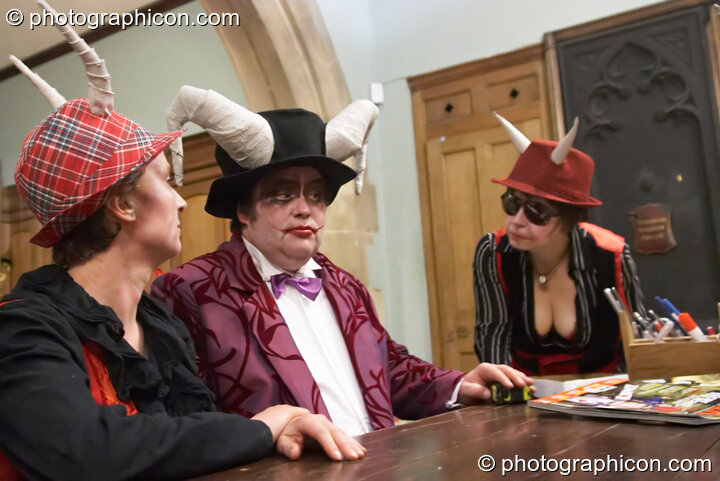 Backstage during the dress rehearsal of The Southwark Mysteries 2010. London, Great Britain. © 2010 Photographicon