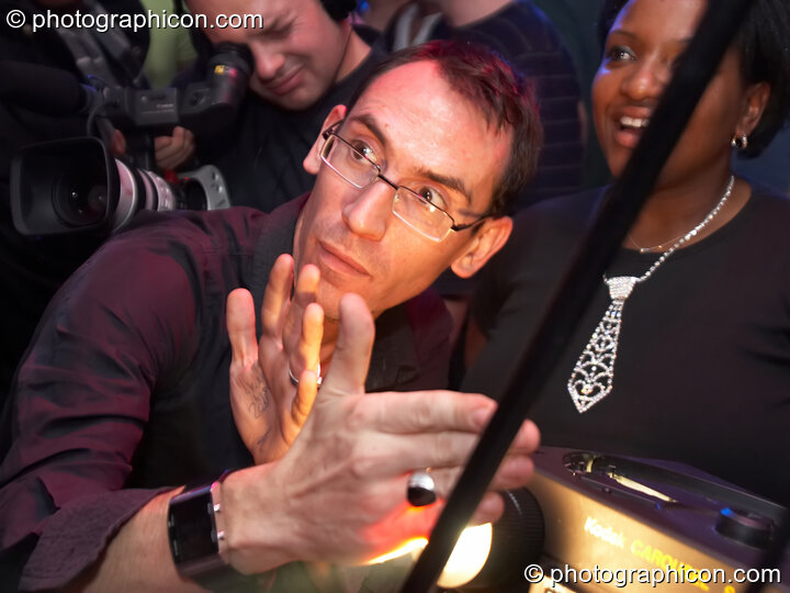 Dancers in the Binglybongly space at The Synergy Project. London, Great Britain. © 2006 Photographicon