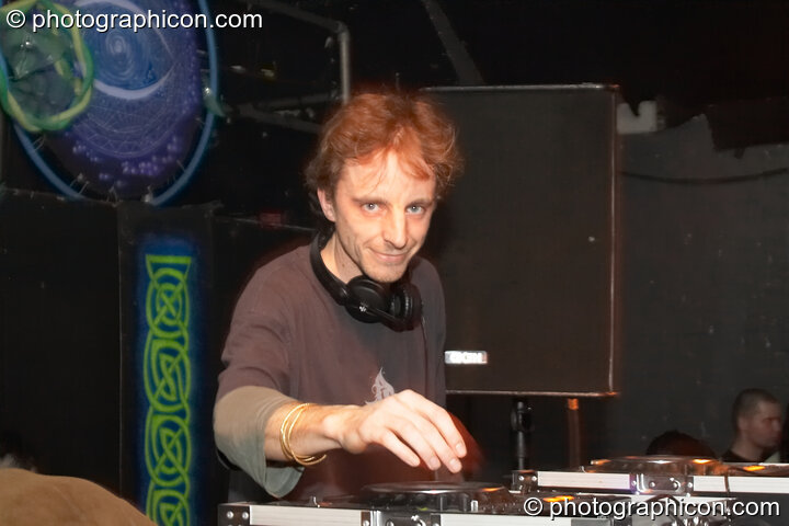 Jeremy DJs on the Little Green Planet stage at The Synergy Project. London, Great Britain. © 2007 Photographicon