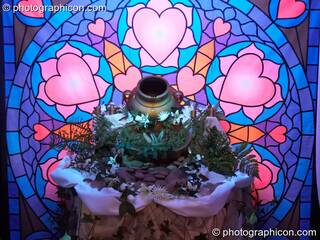 A shrine in the United Tribes of Dance space at The Synergy Project. London, Great Britain. © 2007 Photographicon