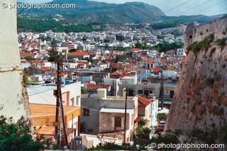 View over the town from a hill in Rethymno. Greece. © 2002 Photographicon