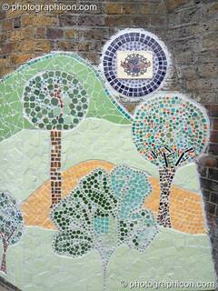 The Save The World Club's Hundertwasser mosaic. Kingston Upon Thames, Great Britain. © 2005 Photographicon