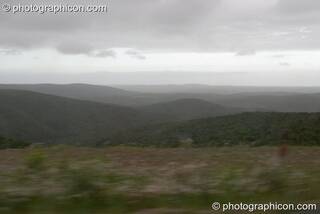View of mountains in the rain somewhere in Eastern Cape, South Africa. © 2005 Photographicon