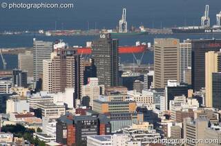 The city centre from a high vantage point, Cape Town - Western Cape, South Africa. © 2005 Photographicon