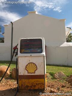 A miniture petrol pump at Rustenberg Vinyard, Stellenbosch - Western Cape, South Africa. © 2005 Photographicon