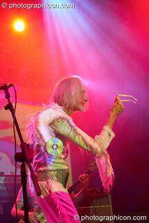 Daevid Allen of Planet Gong performs at the Kentish Town Forum. London, Great Britain. © 2009 Photographicon