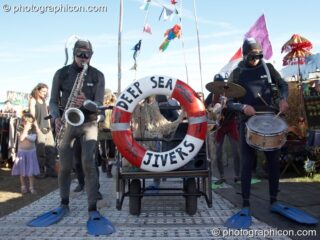 Deep Sea Jivers at Big Green Gathering 2005. Burrington, Cheddar, United Kingdom. © 2005 Photographicon