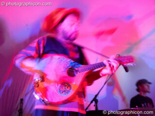 The Mordekkers on the Small World Stage, Big Green Gathering 2005. Burrington, Cheddar, United Kingdom. © 2005 Photographicon