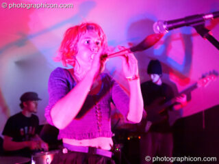 The Mordekkers on the Small World Stage, Big Green Gathering 2005. Burrington, Cheddar, United Kingdom. © 2005 Photographicon