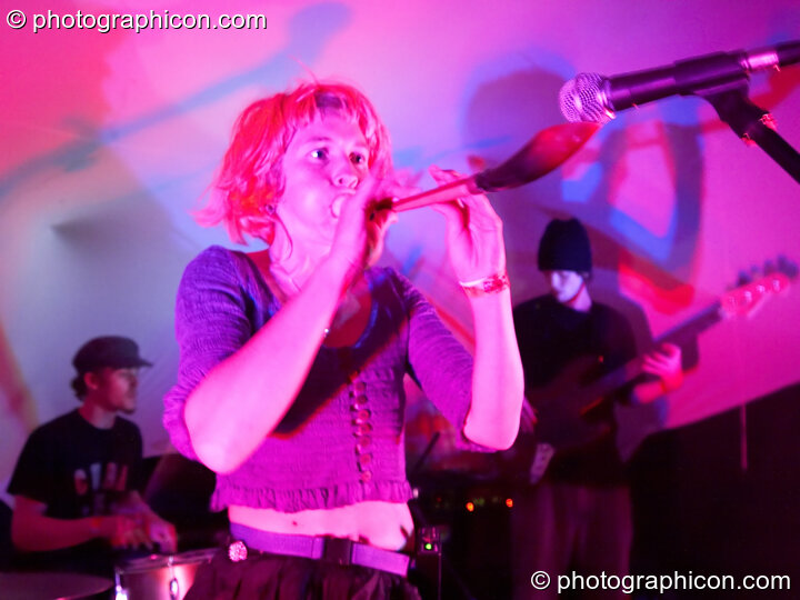 The Mordekkers on the Small World Stage, Big Green Gathering 2005. Burrington, Cheddar, United Kingdom. © 2005 Photographicon