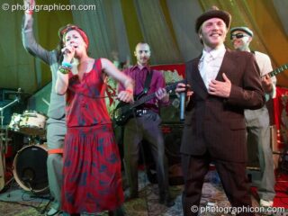 Babyhead on the Croissant Neuf stage at Big Green Gathering 2005. Burrington, Cheddar, United Kingdom. © 2005 Photographicon