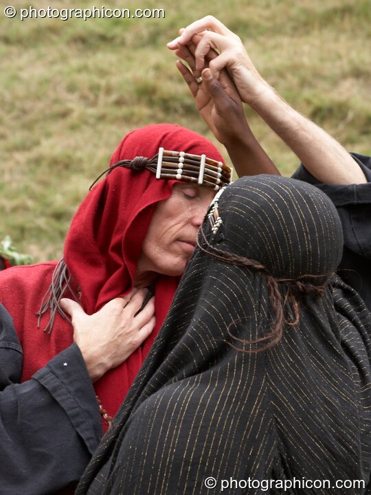 Ceremonial dance of the 7 Aspects of Magdalene at the Feast of the Magdalene. Glastonbury, United Kingdom. © 2005 Photographicon