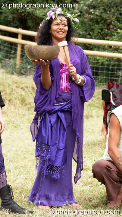 Ceremonial dance of the 7 Aspects of Magdalene at the Feast of the Magdalene. Glastonbury, United Kingdom. © 2005 Photographicon