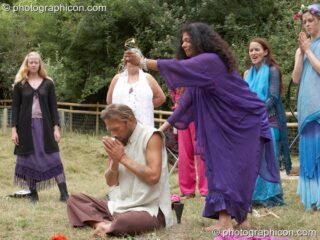 Ceremonial dance of the 7 Aspects of Magdalene at the Feast of the Magdalene. Glastonbury, United Kingdom. © 2005 Photographicon