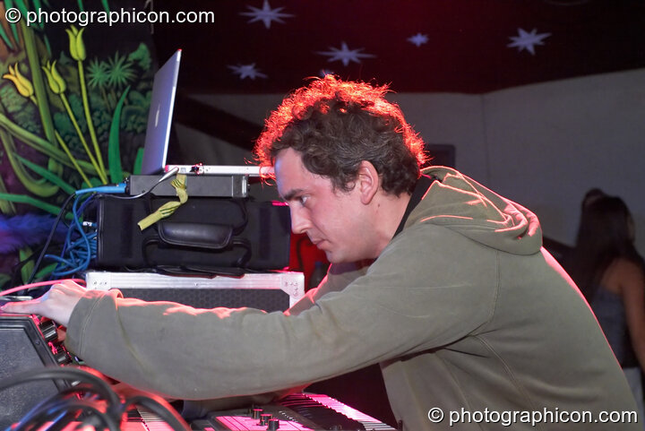 Simon Posford of Hallucinogen on the Origin Stage at Glade Festival 2005. Aldermaston, United Kingdom. © 2005 Photographicon