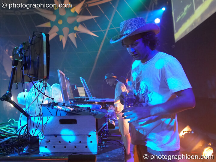 Coldcut playing on the Glade Stage at Glade Festival 2006. Aldermaston, United Kingdom. © 2006 Photographicon