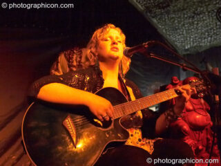 Daisy (dizzadaze) performs on the Chai Wallah stage at Glade Festival 2007. Aldermaston, United Kingdom. © 2007 Photographicon