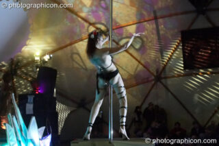 Terri Fluorotrash performs on the inSpiral Stage at Glade Festival 2011. King's Lynn, United Kingdom. © 2011 Photographicon