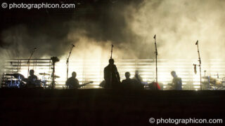 Massive Attack perform on the Other Stage at Glastonbury Festival 2008. Pilton, United Kingdom. © 2008 Photographicon