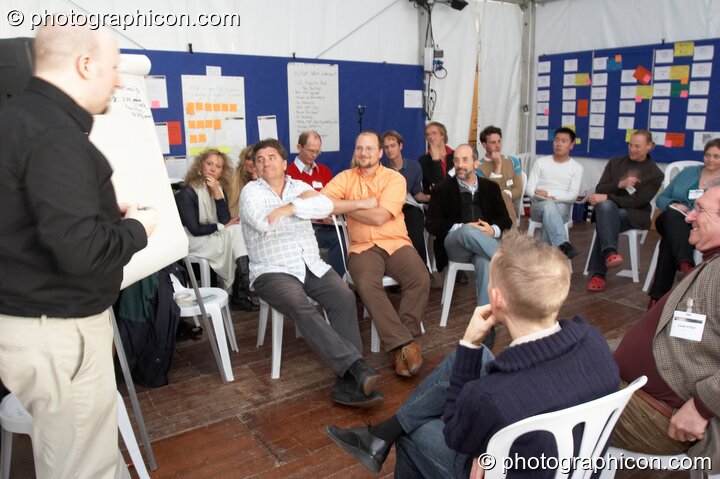 Participants at the Renaissance2 Great Shift Gathering 2009. Perpignan, France. © 2009 Photographicon
