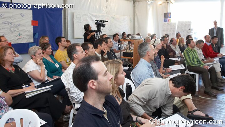 Participants at the Renaissance2 Great Shift Gathering 2009. Perpignan, France. © 2009 Photographicon