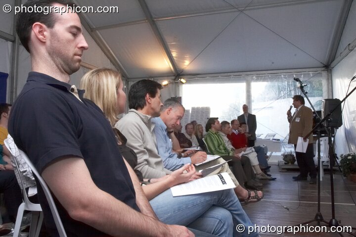 Participants at the Renaissance2 Great Shift Gathering 2009. Perpignan, France. © 2009 Photographicon