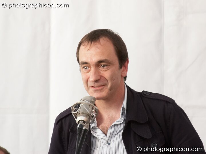Gareth Strangemore-Jones at the Renaissance2 Great Shift Gathering 2009. Perpignan, France. © 2009 Photographicon
